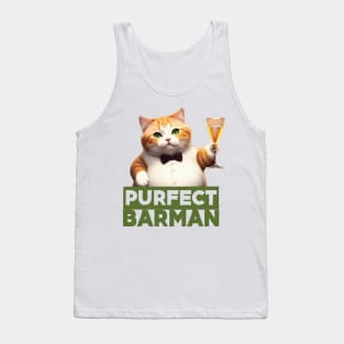 Just a Purrfect Barman Cat Tank Top